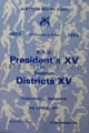 Presidents XV (SRU) Scottish Districts 1973 memorabilia